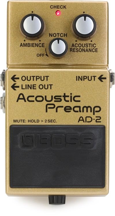 BOSS AD-2 Acoustic Preamp Guitar Pedal (AD-2) : Amazon.ca: Musical